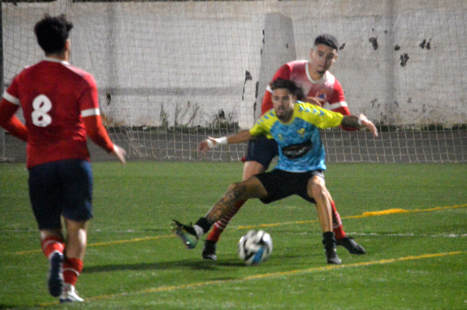Imagen del derbi teldense CD Las Longueras y CF La Garita en La Herradura (Foto: Juan Antonio Hern&aacute;ndez)