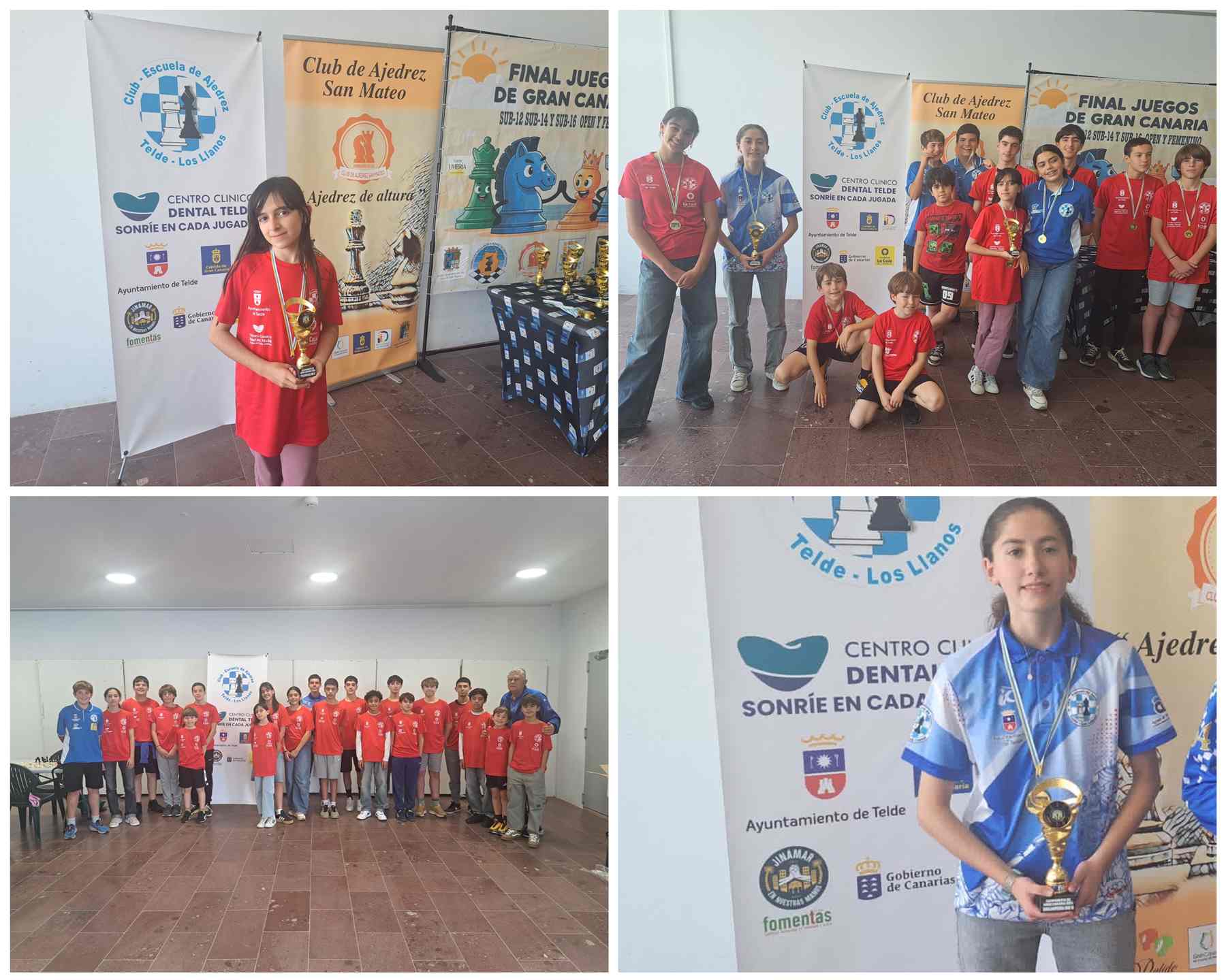 El Ajedrez Telde logra plata y bronce en los Juegos de Gran Canaria