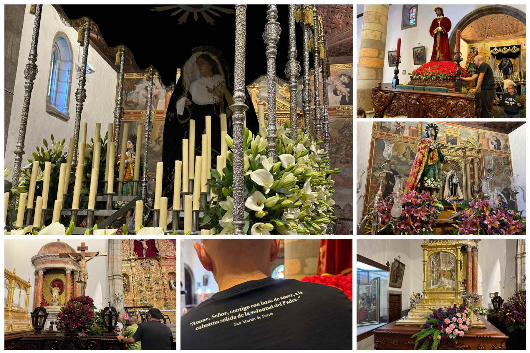 San Juan de Telde  ultima los tronos del Santo Entierro