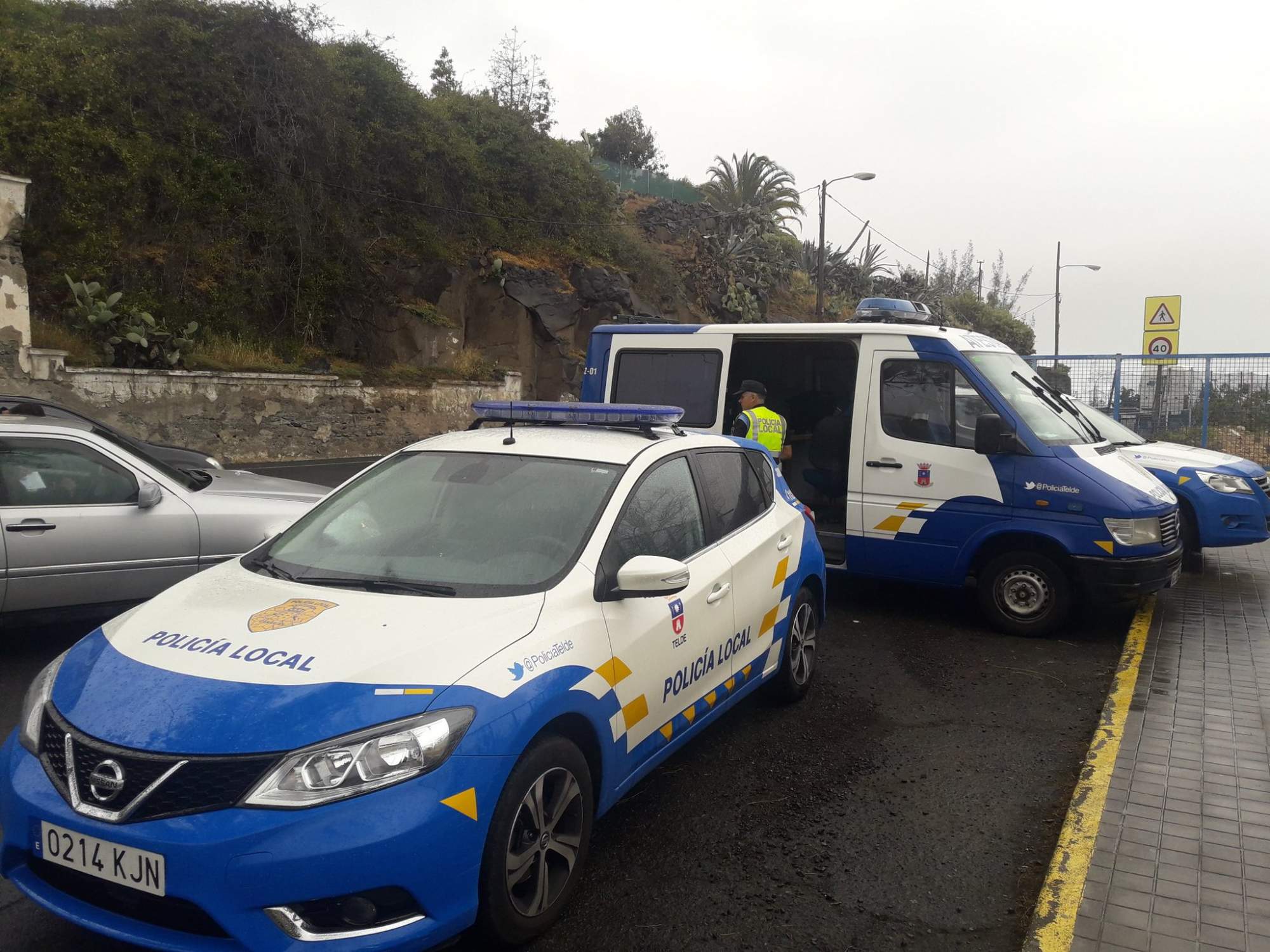 Imagen de archivo de intervenci&oacute;n de la Polic&iacute;a Local en un accidente/TA.