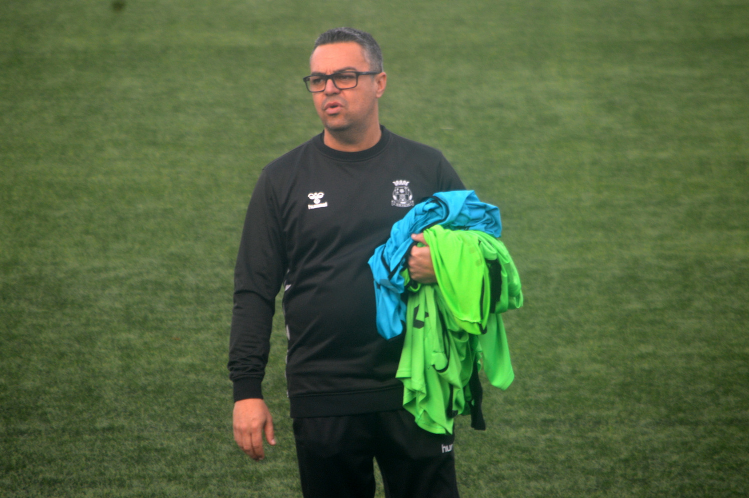 Tino D&eacute;niz, entrenador de la UD Telde (Foto: Juan Antonio Hern&aacute;ndez)
