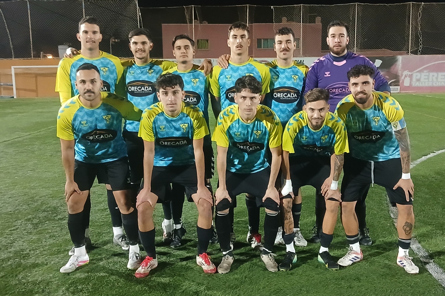 Formaci&oacute;n del CF La Garita (Foto: Juan Antonio Hern&aacute;ndez)