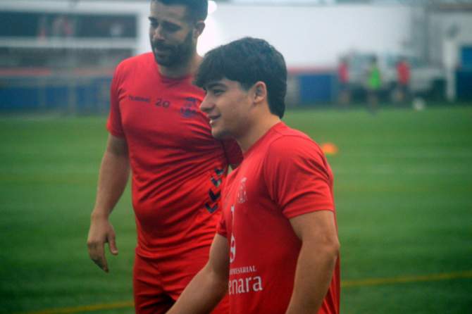 Robert Rodr&iacute;guez volvi&oacute; a entrenarse con el grupo tras varios meses al margen (Foto: Juan Antonio Hern&aacute;ndez)