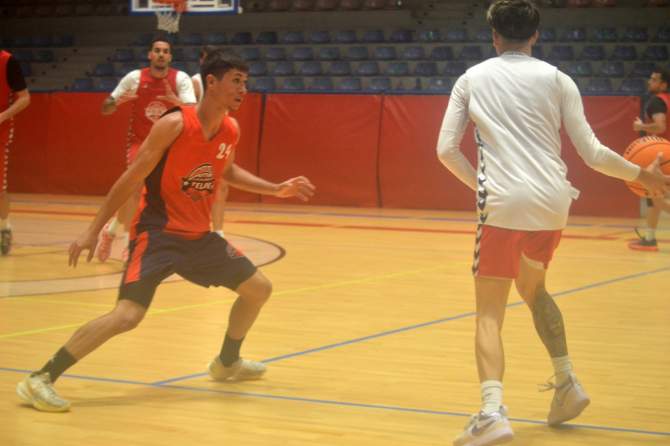 &Uacute;ltimo entrenamiento de la temporada del CB Telde (Foto: Juan Antonio Hern&aacute;ndez)