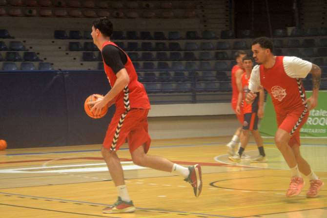 &Uacute;ltimo entrenamiento de la temporada del CB Telde (Foto: Juan Antonio Hern&aacute;ndez)