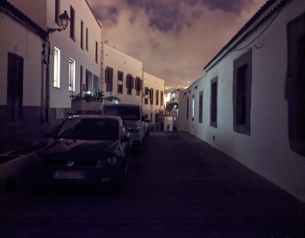 Imagen de archivo de calle de San Francisco de Telde sin luz pública/TA.