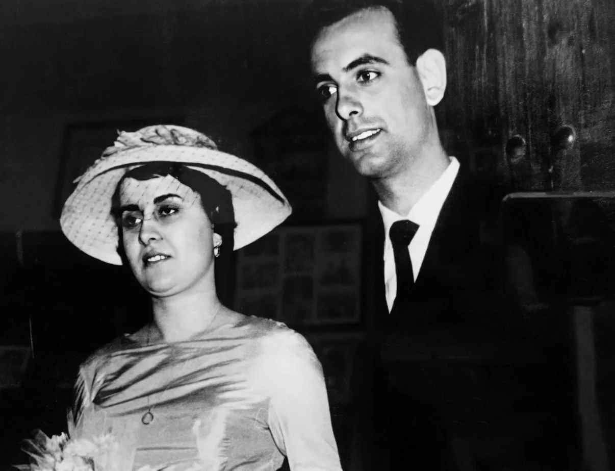 Francisca Álamo Jiménez y Victoriano Suárez Rodríguez el día de su boda/C7.