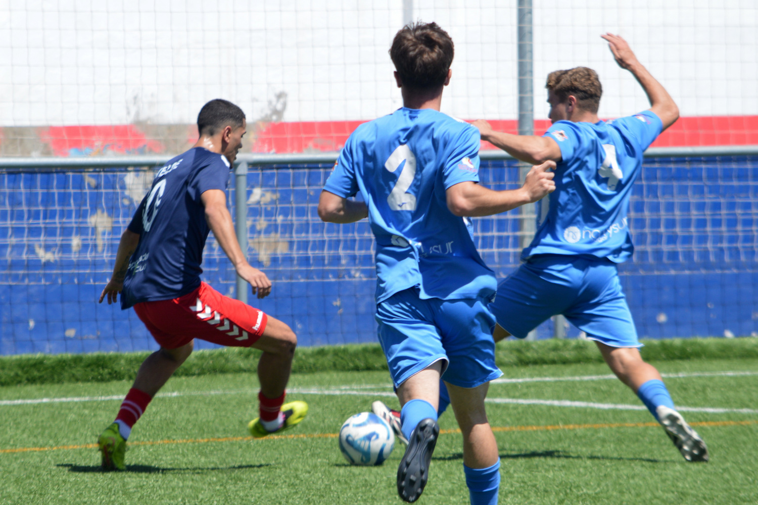 Imagen del partido de la UD Telde contra el CD Tahiche, la última victoria como local (Foto: Juan Antonio Hernández)