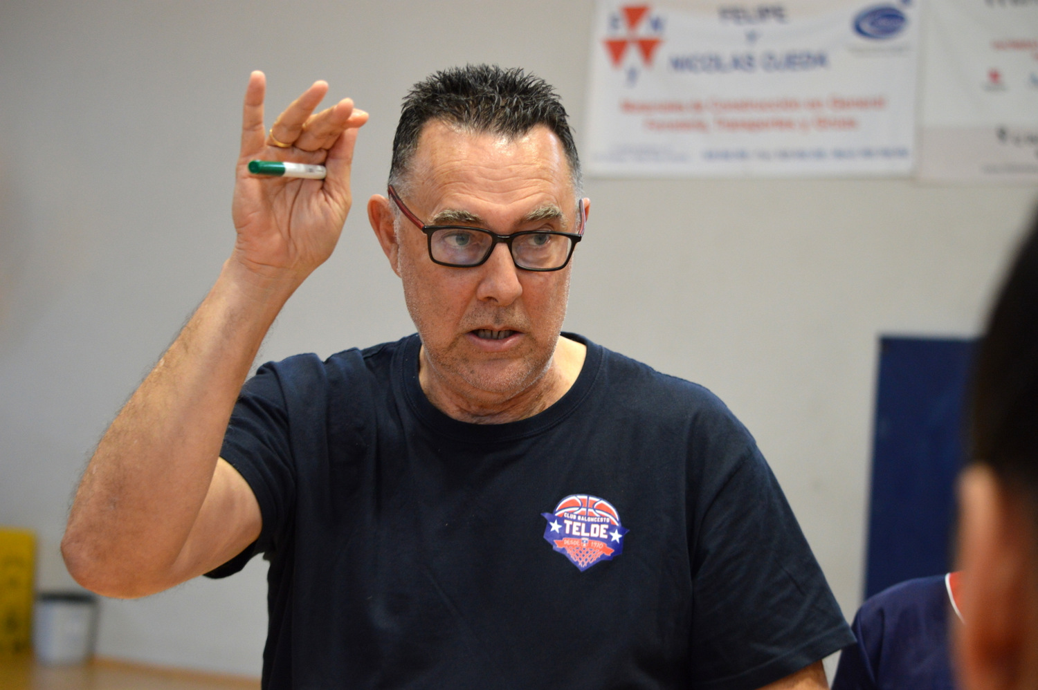 Esteban Cabrera, entrenador del Inama Telde (Foto: Juan Antonio Hernández)