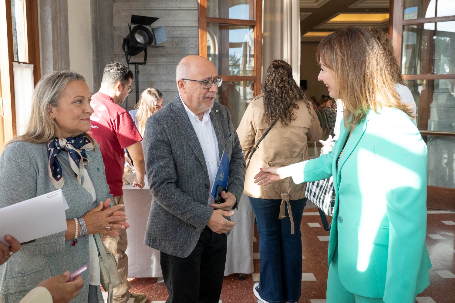 Antonio Morales, en un momento del acto de inauguraci&oacute;n (Foto: David Delfour-Cabildo de GC)