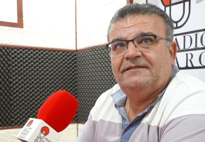 Alberto Ben&iacute;tez, en Radio Faro.