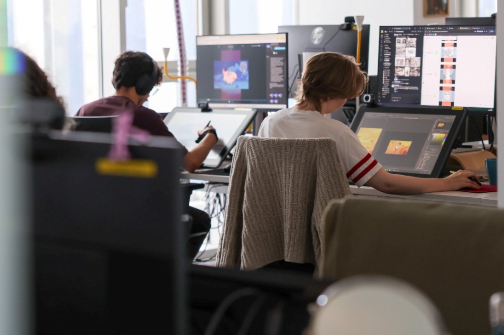 Trabajadores de Gigglebug Entertainment (Foto: DGM)