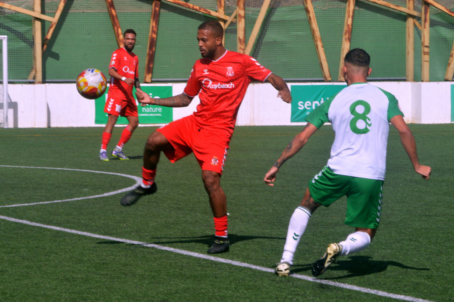 Imagen del partido de la UD Telde ante la UD Villa Santa Br&iacute;gida en Los Olivos en la primera vuelta (Foto: Juan Antonio Hern&aacute;ndez)