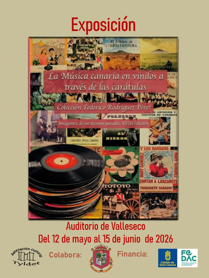 Telde lleva a Valleseco la historia musical de Canarias en vinilos