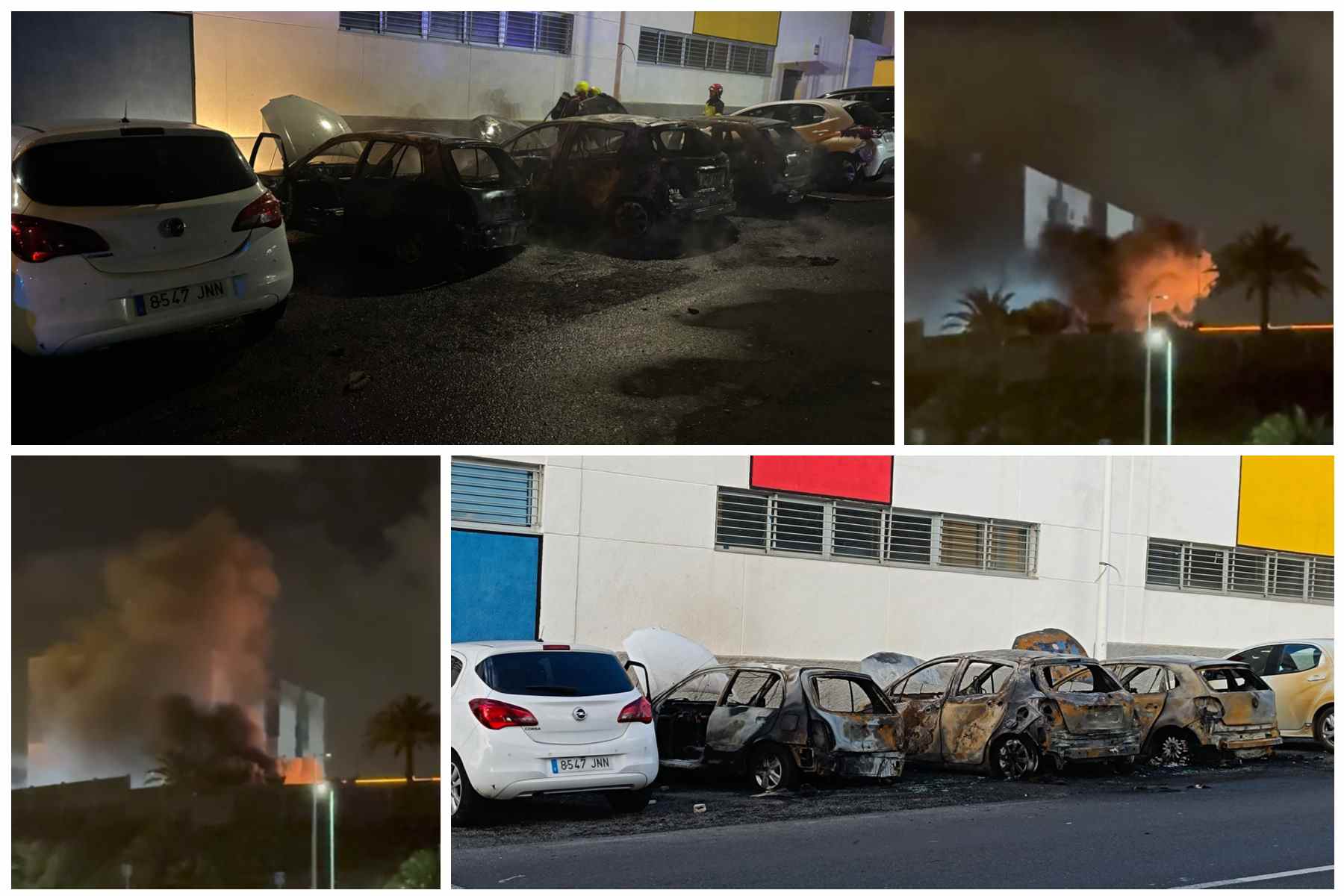 &Uacute;ltima Hora: Tres coches arden en el Valle de  Jin&aacute;mar y reavivan el miedo vecinal