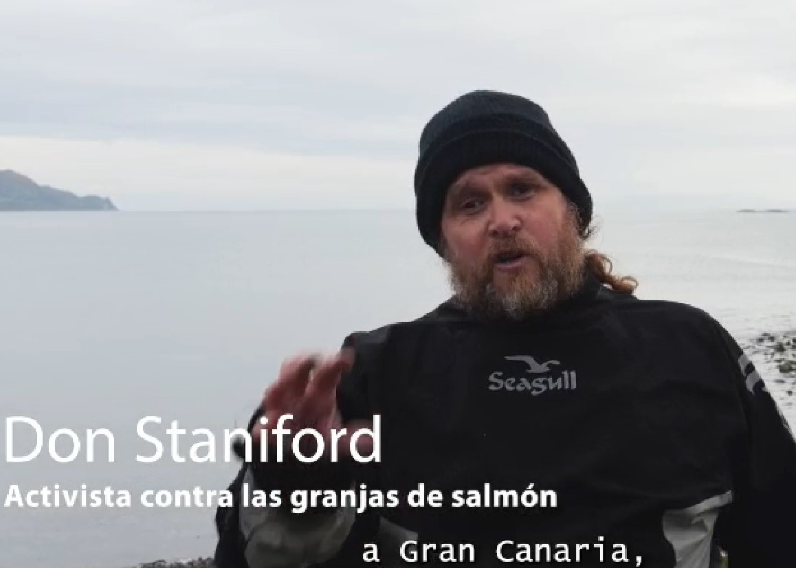 El activista Don Staniford respalda desde el extranjero el rechazo a las jaulas marinas en Telde