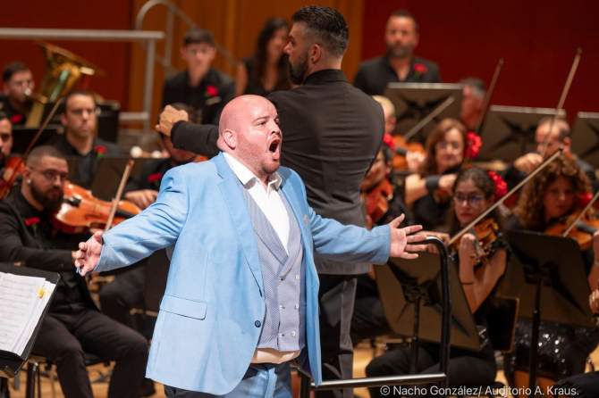 Gabriel &Aacute;lvarez, tenor l&iacute;rico teldense (Fotos cedidas)