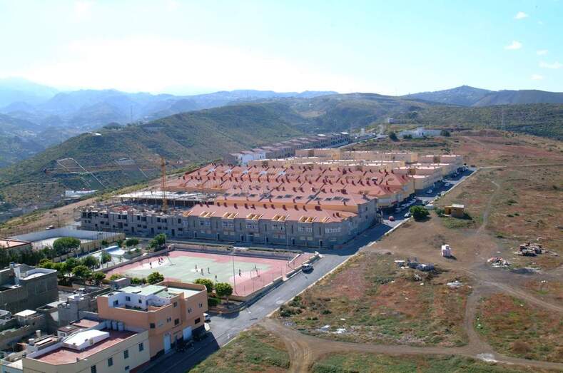 Vista a&eacute;rea de archivo de Caserones Altos/TA.