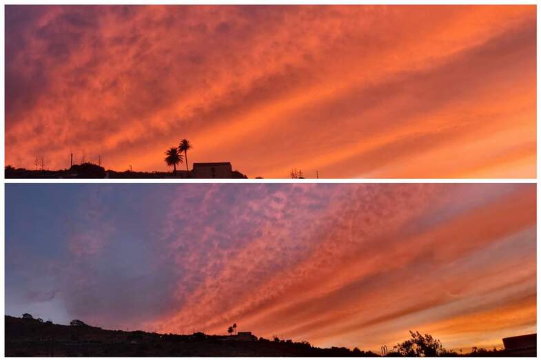 Cielo teñido de rojo/Antonio Alí.