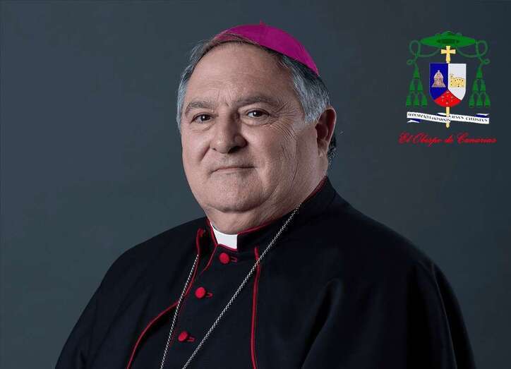 José Mazuelos, obispo de la Diócesis de Canarias.