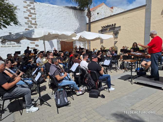 Ensayo del concierto en el Rincón Plácido Fleitas/TA.
