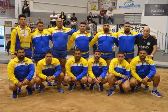 Formaci&oacute; del CL Uni&oacute;n Sur Yaiza (Foto: Juan Antonio Hern&aacute;ndez)