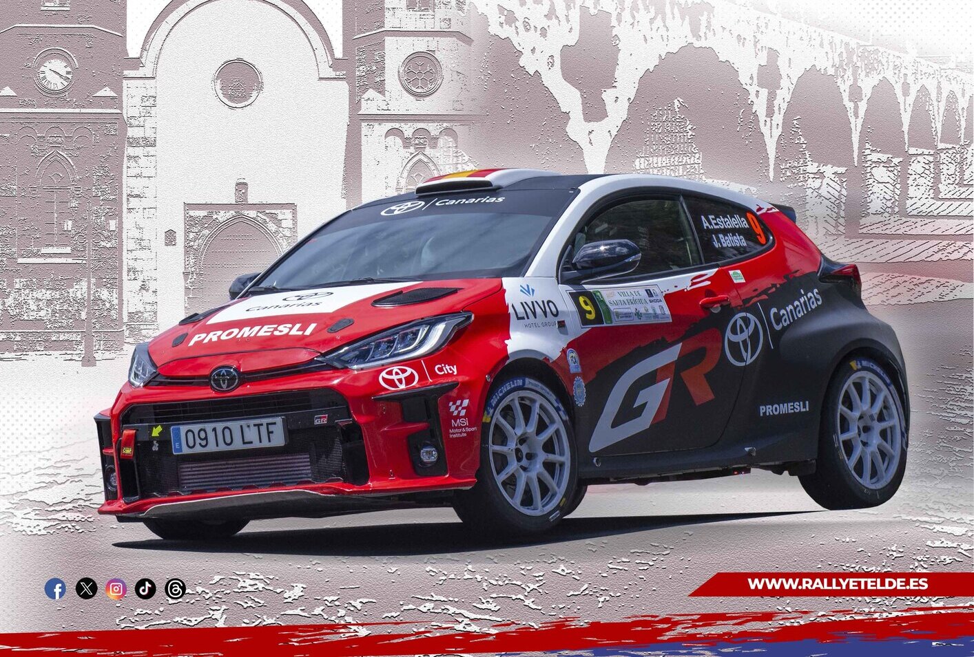 Las bodas de oro del Rallye Ciudad de Telde aceleran con sintonía de récord