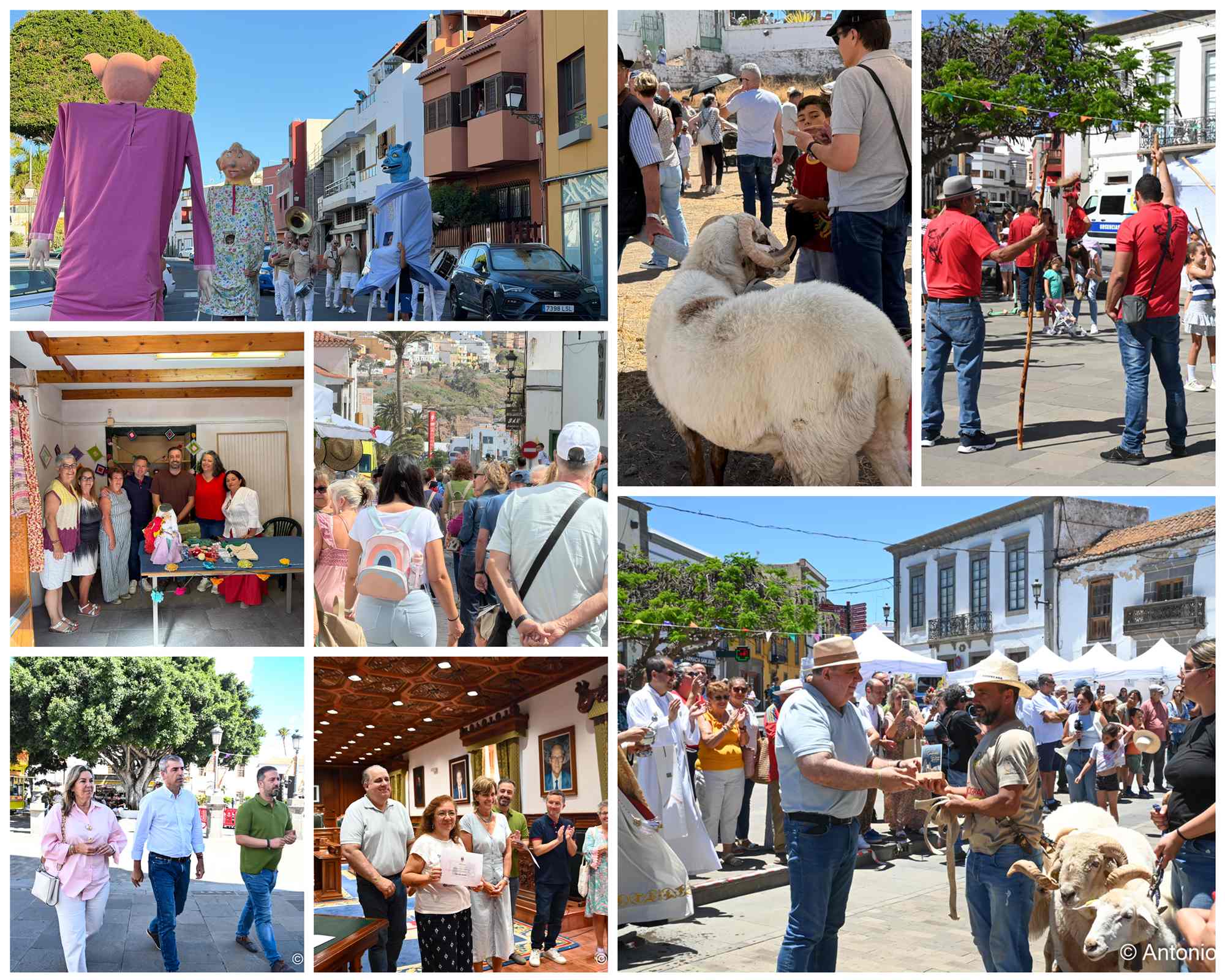 Telde celebra a su patrono bajo un brillante sol de verano