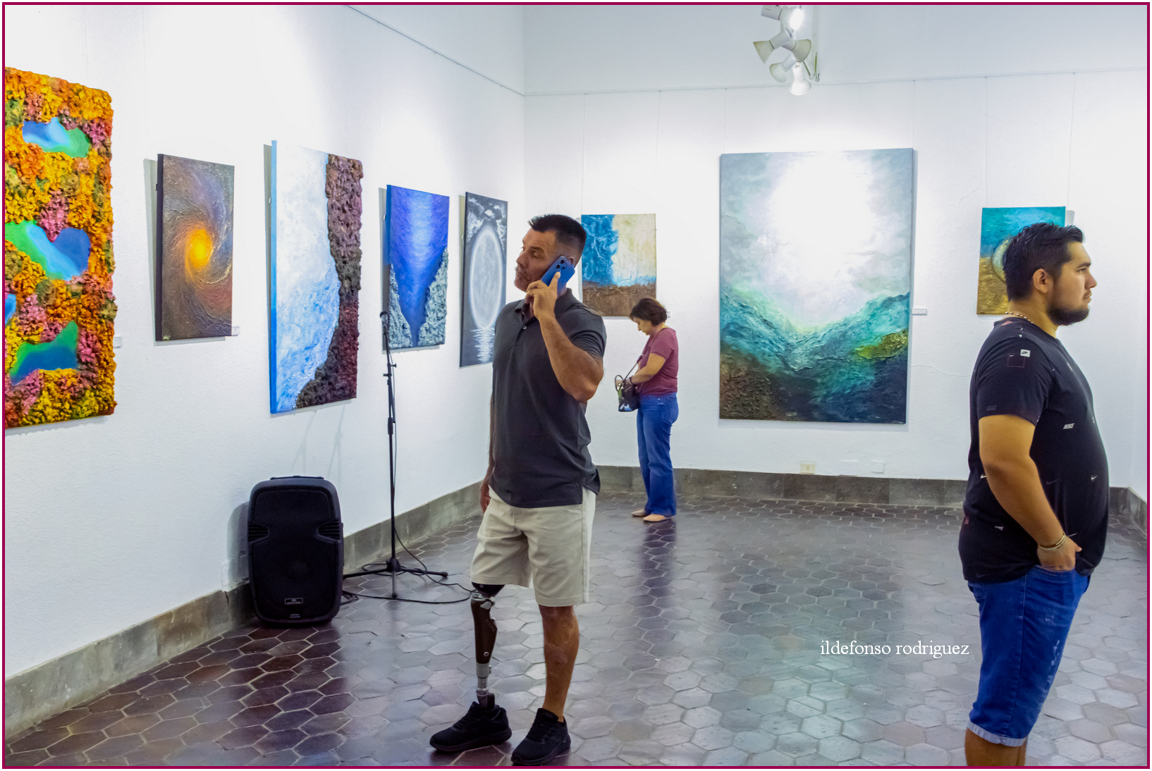 La artista Liudmila Sundukova exhibe en Telde su 'INMANENCIA'