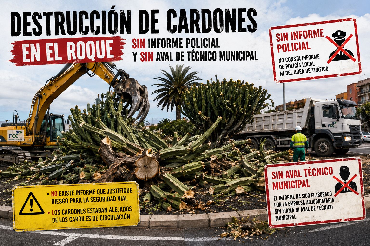 La justificaci&oacute;n t&eacute;cnica de la tala en El Roque, bajo sospecha