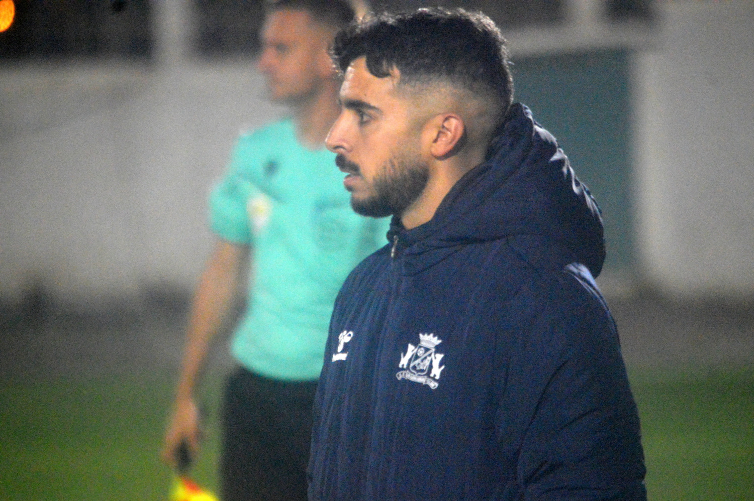 Kevin Morales, entrenador de CD Las Longueras (Foto: Juan Antonio Hern&aacute;ndez)
