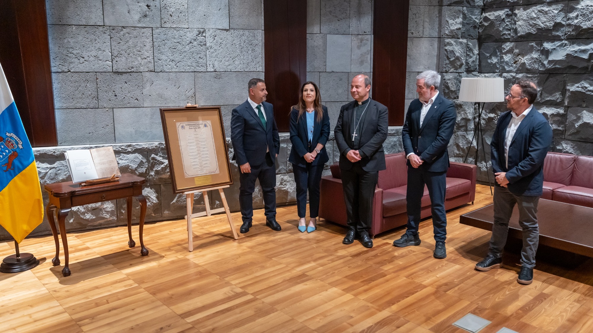 Clavijo entregará al papa León XIV un estudio sobre sus antepasados palmeros