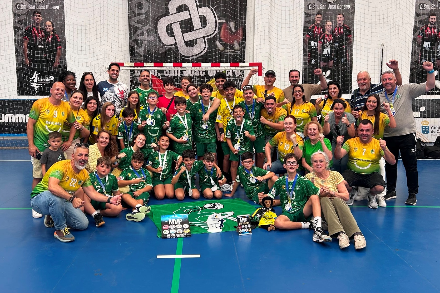 El Rocasa alevín se proclama campeón de Canarias