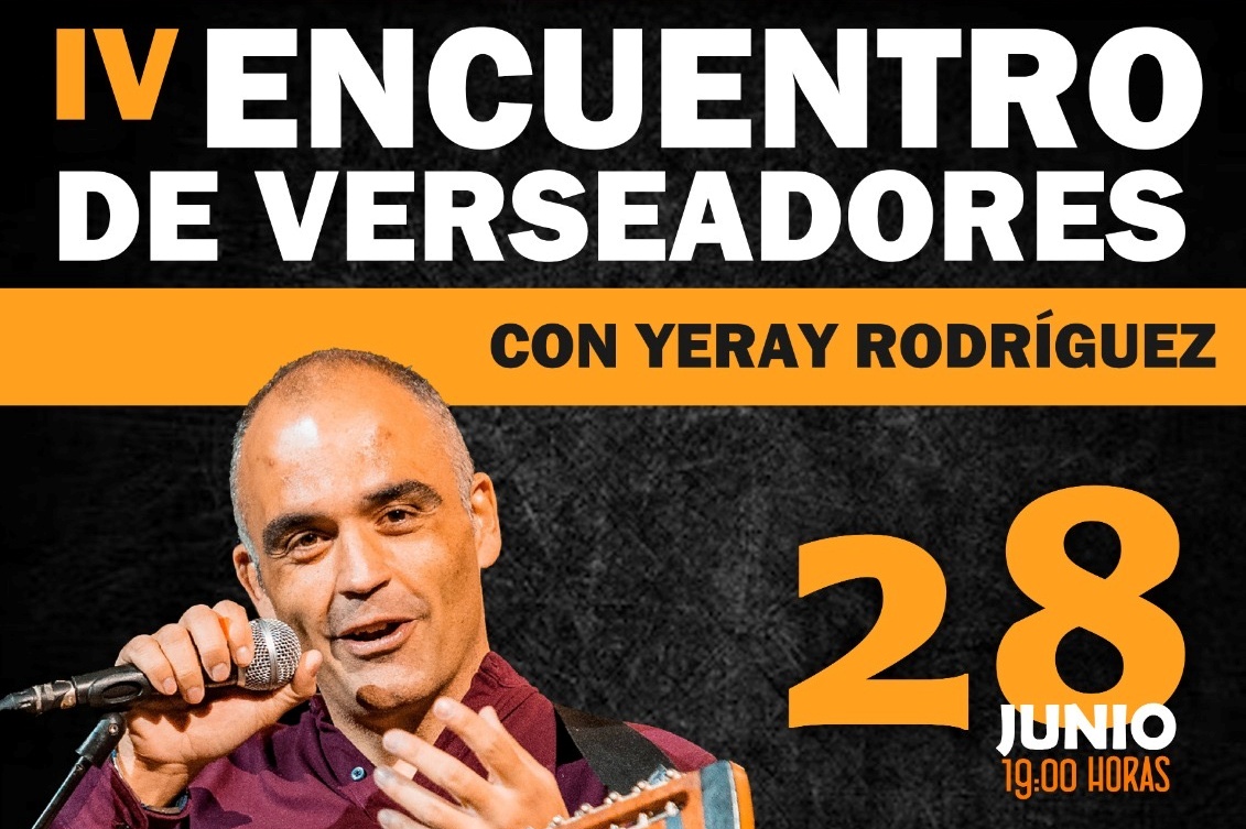 Yeray Rodr&iacute;guez protagoniza el IV Encuentro de Verseadores de La Bre&ntilde;a (Foto: Ayto. de Telde)