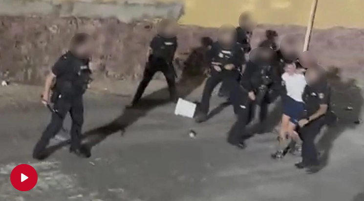 Dos detenidos en Las Remudas por agredir a la Policía Nacional