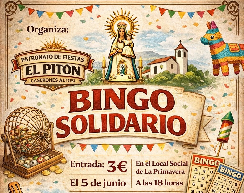 Caserones Altos organiza un bingo solidario para las Fiestas del Pilar