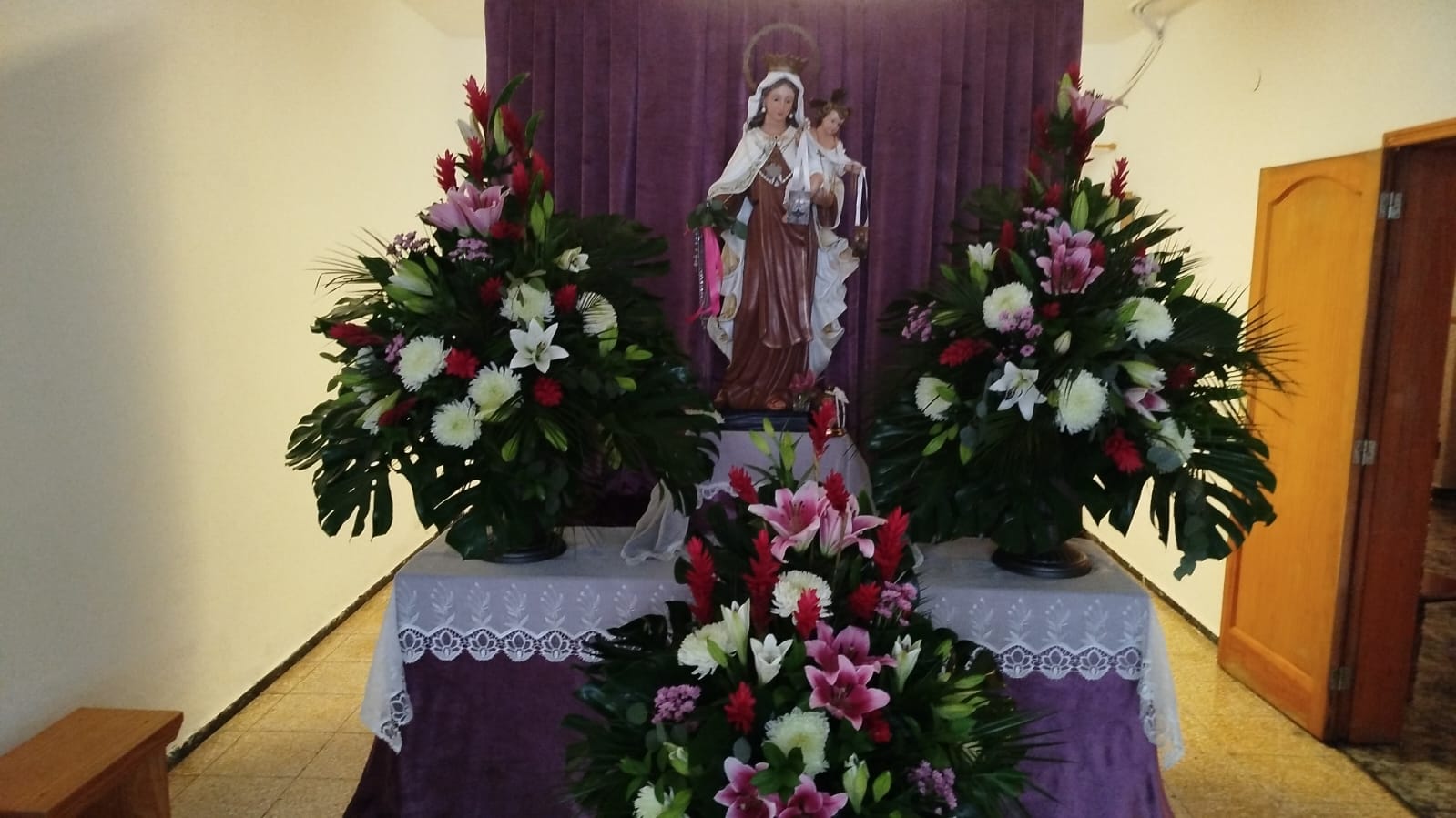 Virgen del Carmen, en Las Huesas