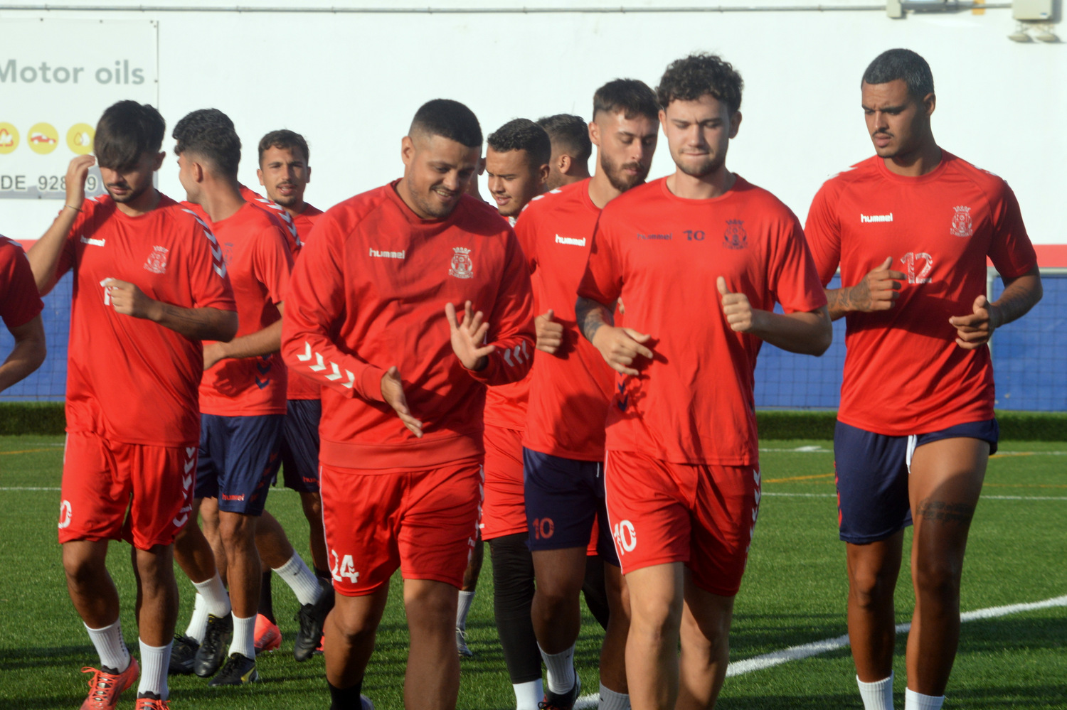 Momento del entrenamiento de la UD Telde (Foto: Juan Antonio Hernández) Momento del entrenamiento de la UD Telde (Foto: Juan Antonio Hernández)