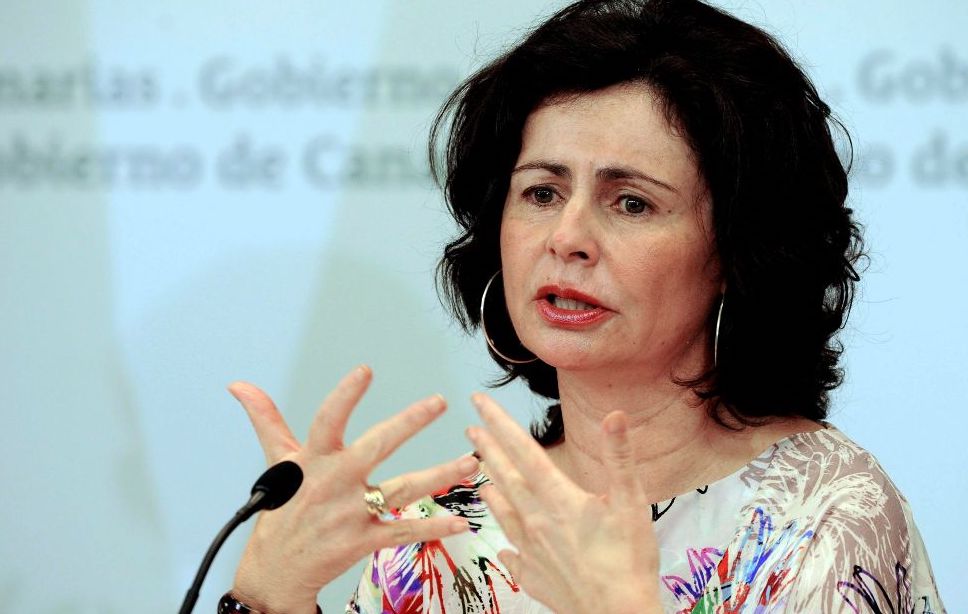 Matilde Asián, consejera de Hacienda del Gobierno de Canarias