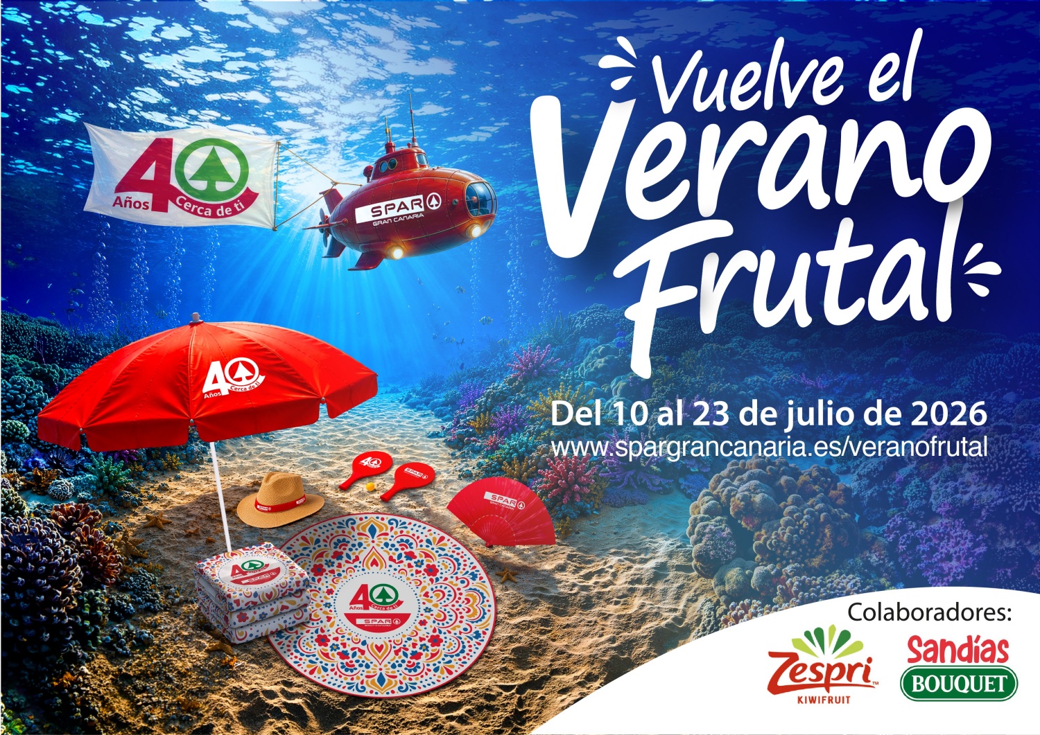 Regresa el ‘Verano Frutal’ de SPAR Gran Canaria con más de 10.000 regalos directos
