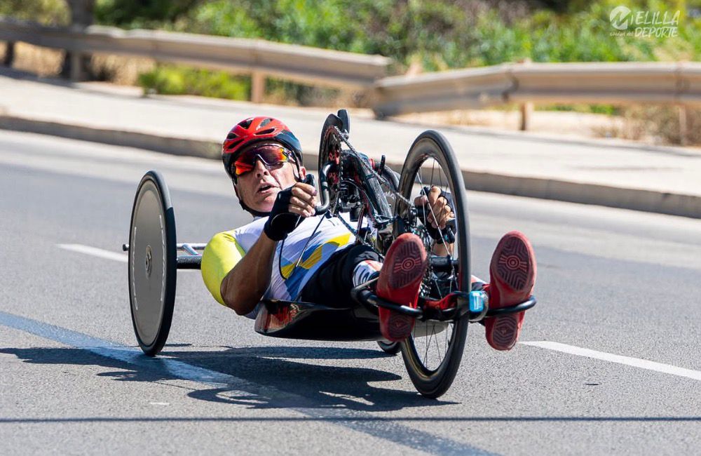Antonio Sosa, ciclista del Club Handbike Telde / Foto cedida