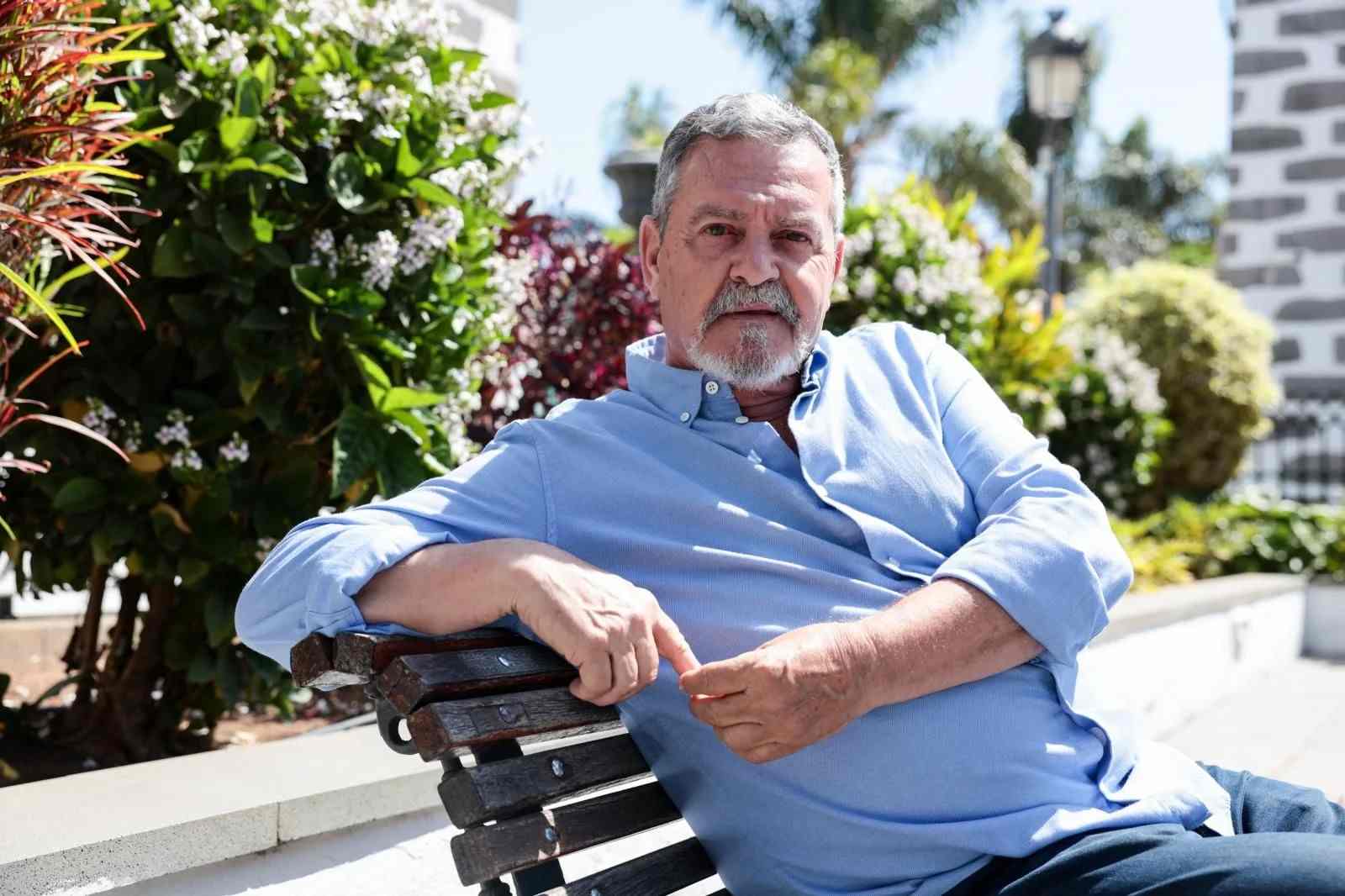Gregorio Viera en la plaza de San Juan de Telde/C7-Cober.