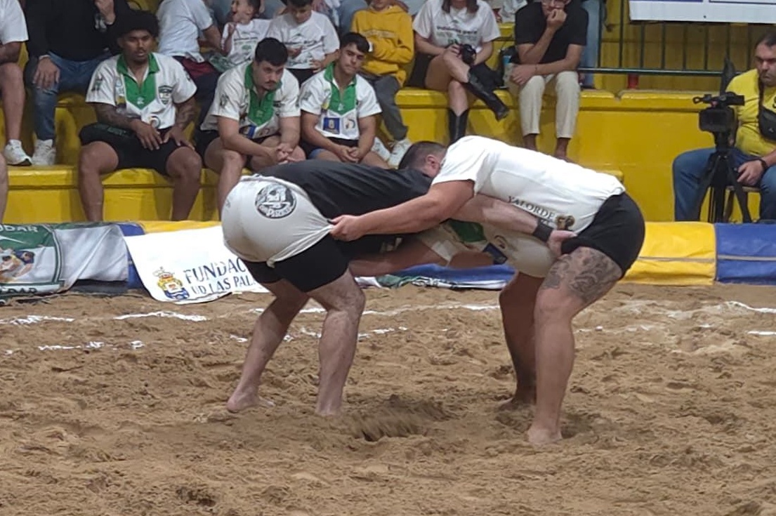 Luchada del Castro Morales B en la final de Copa Fundaci&oacute;n La Caja de Canarias (Foto: Federaci&oacute;n Gran Canaria)