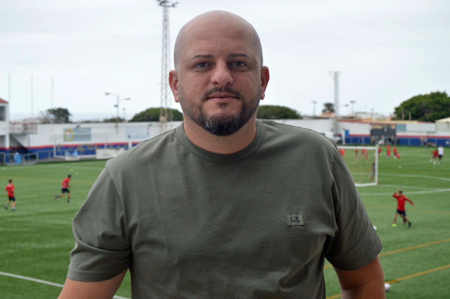 Juan Francisco Morales, presidente de la UD Telde (Foto: Juan Antonio Hernández)