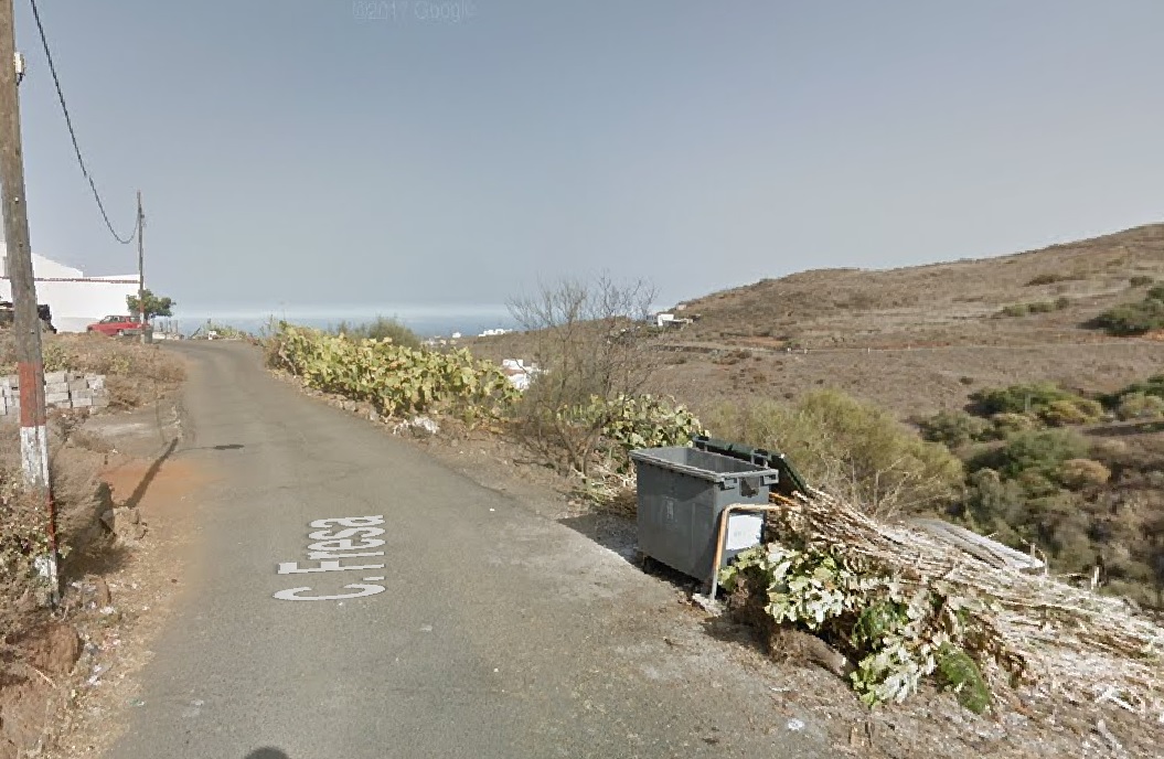 Calle de La Fresa, en la Breña de Telde/GM.