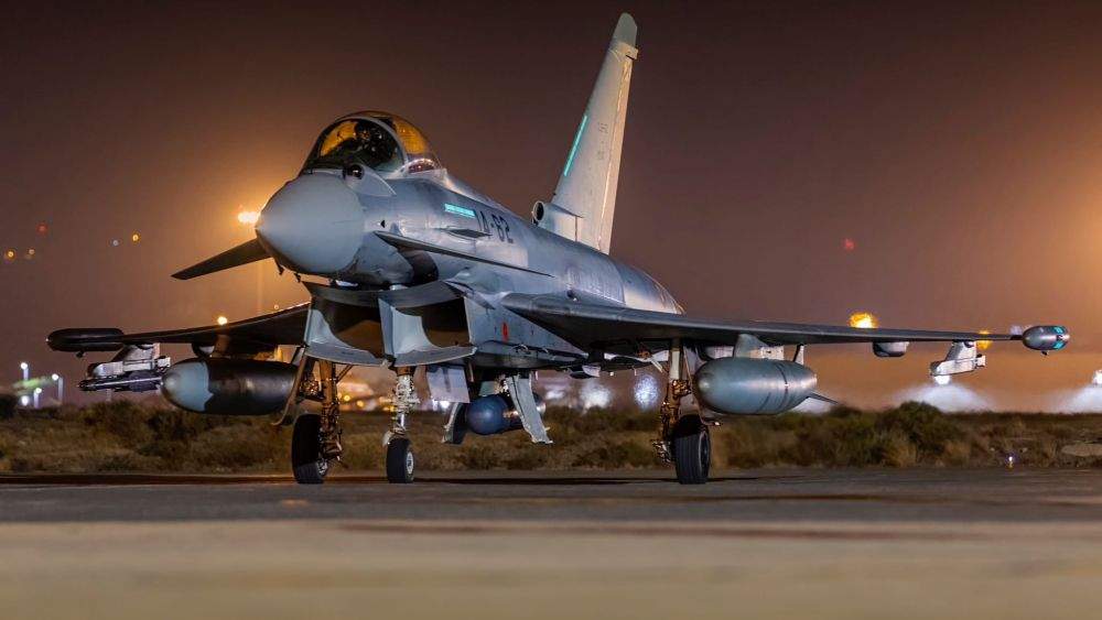 Canarias recibirá Eurofighter ya operativos en lugar de los nuevos cazas del programa Halcón. En la imagen, una unidad en Gando después de un entrenamiento/Ejército del Aire y del Espacio.