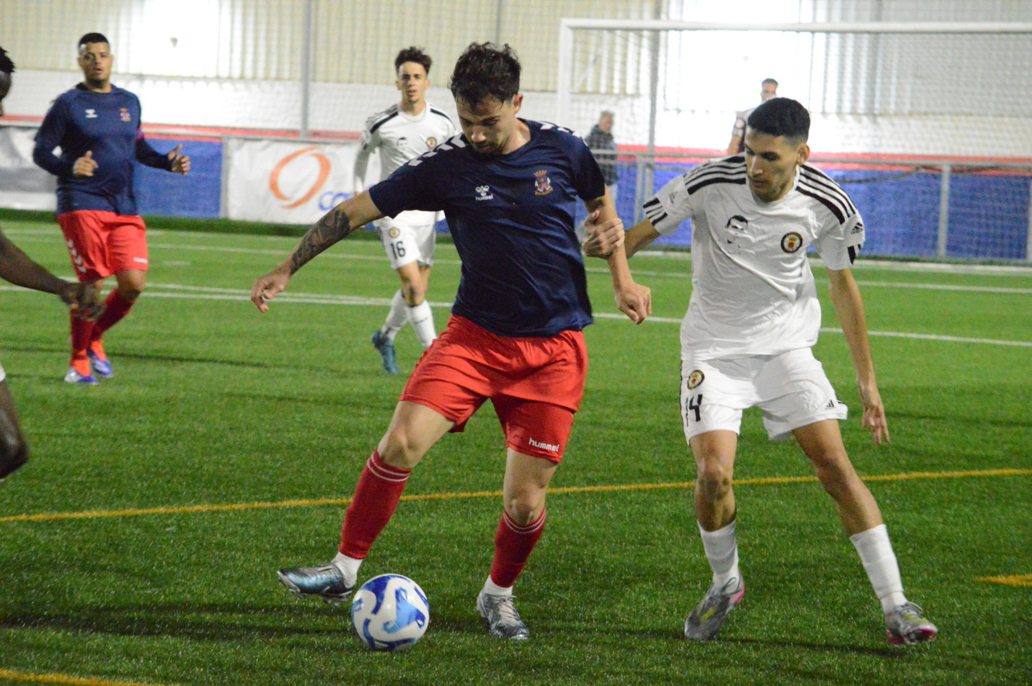 Imagen de un partido de la UD Telde contra el Arucas B, filial de su primer rival (Foto: Juan Antonio Hernández)