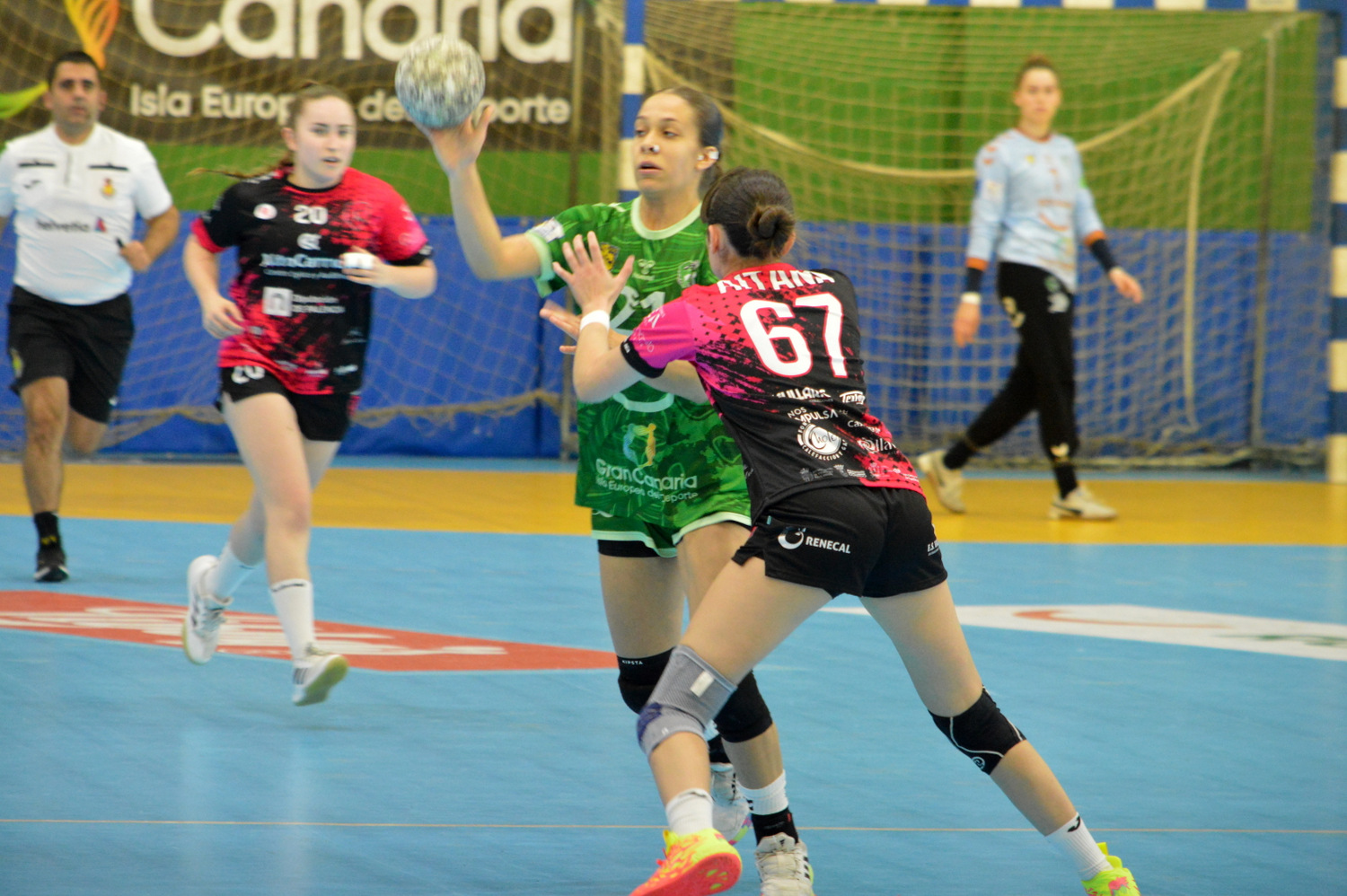 Imagen de un partido del Rocasa B la temporada pasada (Foto: Juan Antonio Hernández)