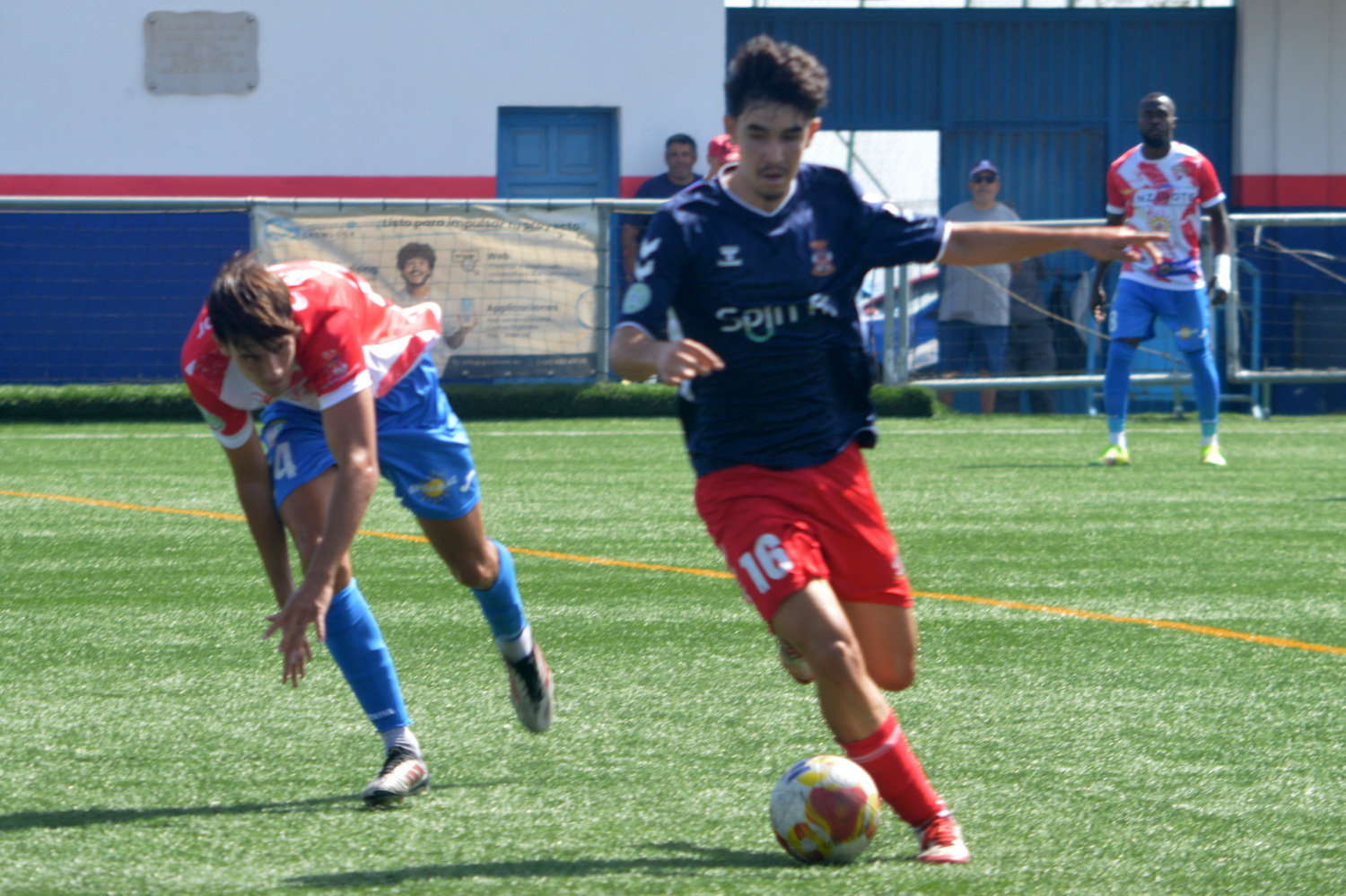 Imagen del encuentro de la UD Telde ante el San Bartolomé (Foto: Juan Antonio Hernández)