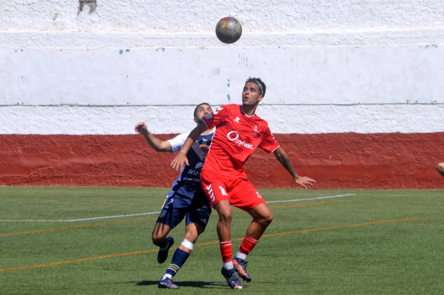 Gabriel Dámaso, en un momento del partido (Foto: Juan Antonio Hernández) Gabriel Dámaso, en un momento del partido (Foto: Juan Antonio Hernández)